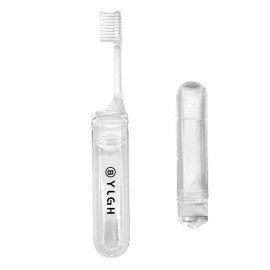 Custom Imprinted Detachable Clear Color Toothbrush