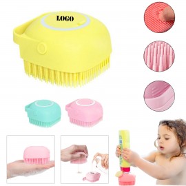 Silicone Bath Body Brush Logo Branded  Silicone Bath Body Brush Logo Branded