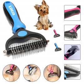 Double-sided Pet Grooming Brush Logo Branded