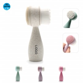 Logo Branded Eco Wheat Facial Cleansing Brush