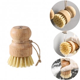 Logo Branded Bamboo Dish Scrub Brushes