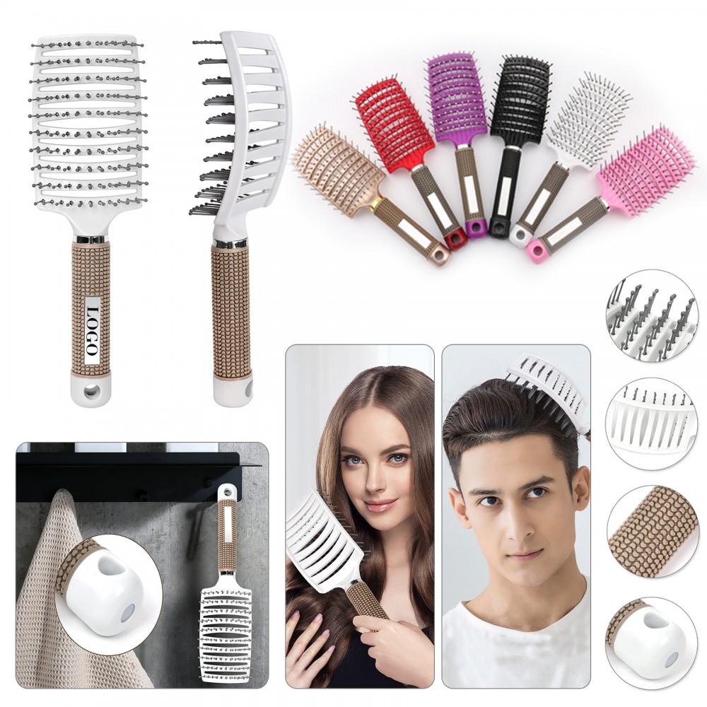 Custom Imprinted Â Curved Vented Styling Hair Brush