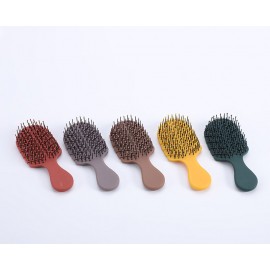 Custom Imprinted Small Leave-shaped Vent Hair Brush