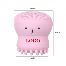Custom Imprinted Manual Octopus-Shaped Facial Brush  Custom Imprinted Manual Octopus-Shaped Facial Brush