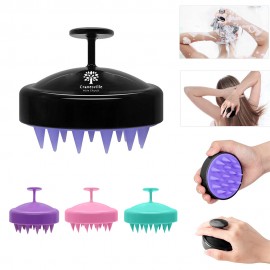 Silicone Hair Scalp Shampoo Massage Brush Custom Printed