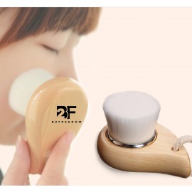 Custom Printed Facial Brush Soft Bristle Face Cleaning Beauty Brush for Deep Pore Cleansing
