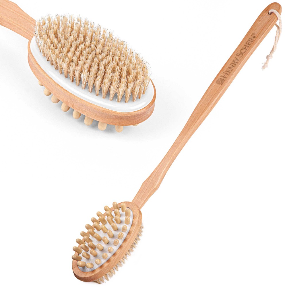 Double-Sided Bath and Massager Brush (Factory Direct - 10-12 Weeks Ocean) Custom Printed