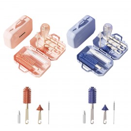 6 in 1 Baby Bottle Cleaning Tool Set Custom Imprinted