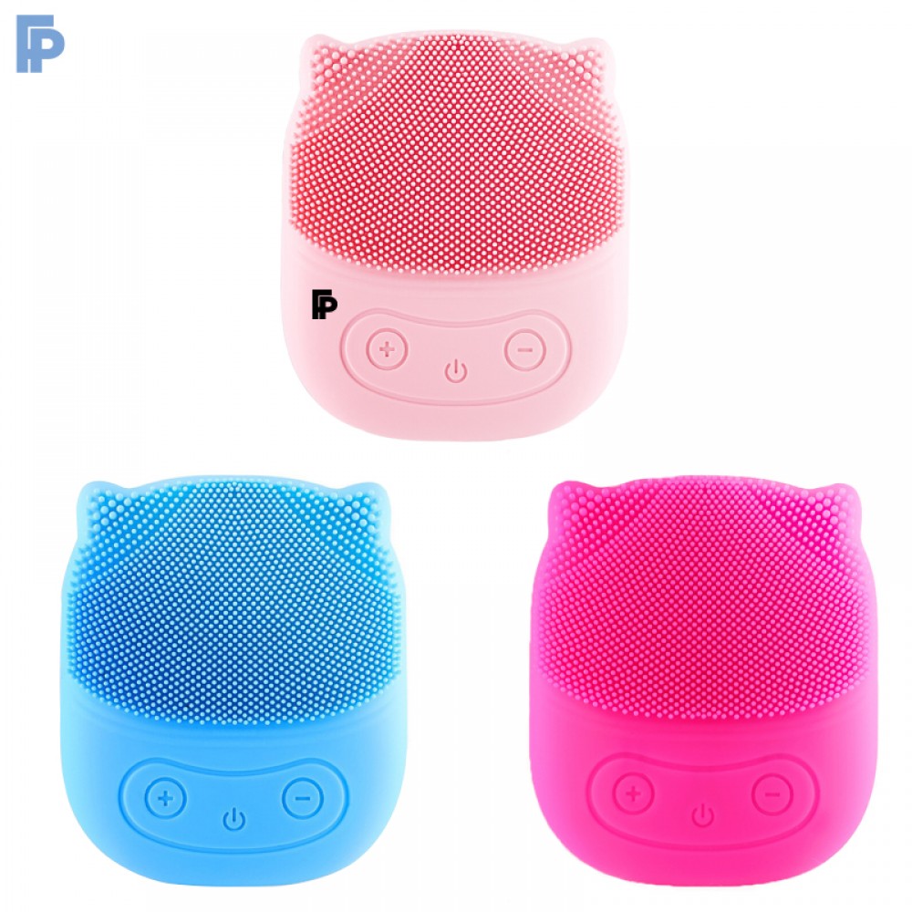 Logo Branded Electric Silicone Facial Cleansing Brush Logo Branded Electric Silicone Facial Cleansing Brush
