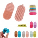 2 Sides Silicone Facial Cleaning Brush Exfoliating Brush Custom Imprinted