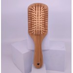 Bamboo Paddle Hairbrush Custom Imprinted