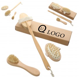 Custom Printed 3Pcs Bath Brush Set  Custom Printed 3Pcs Bath Brush Set
