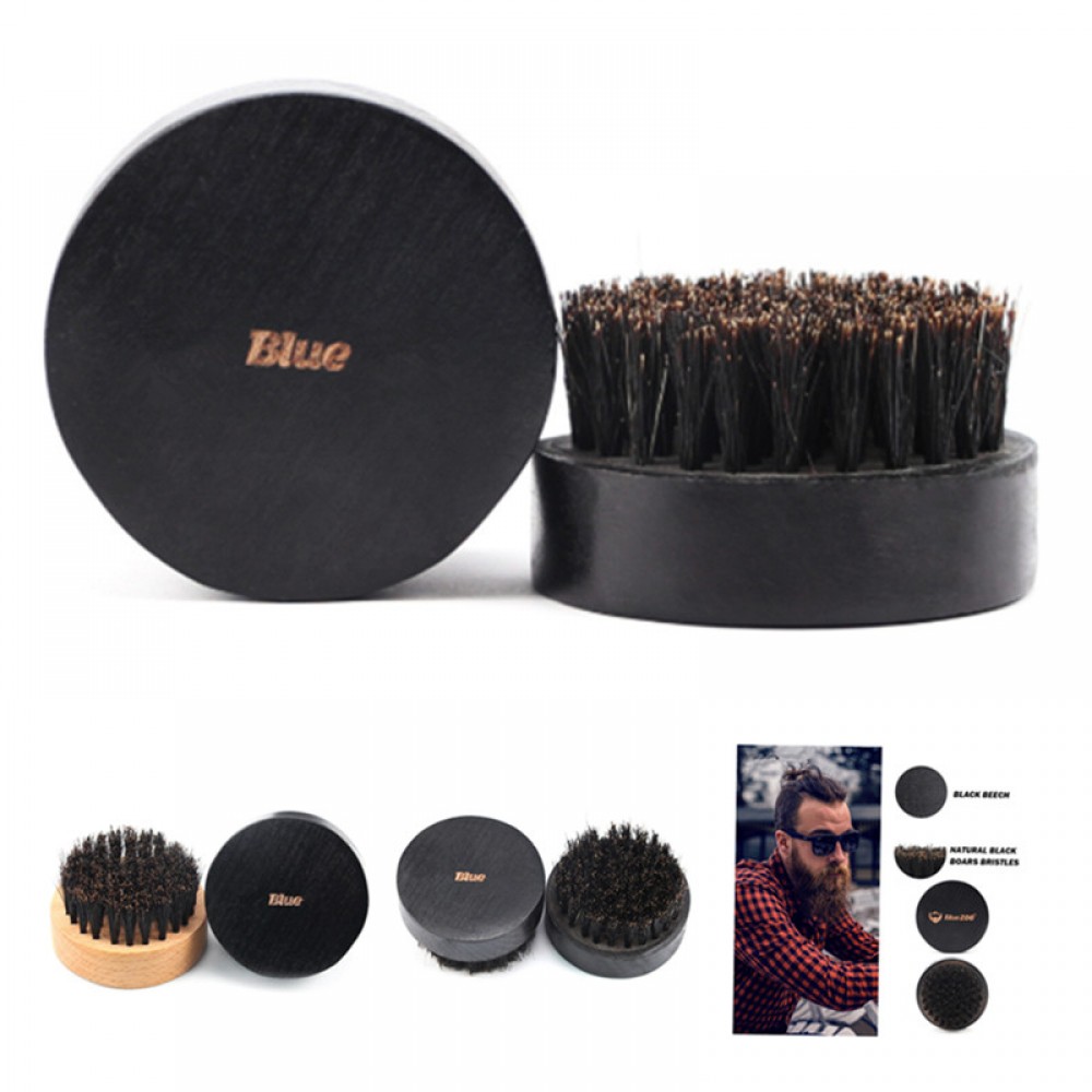 Beech Bristle Beard Brush Custom Imprinted