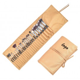 24 Piece Makeup Brush Set with Case Custom Imprinted