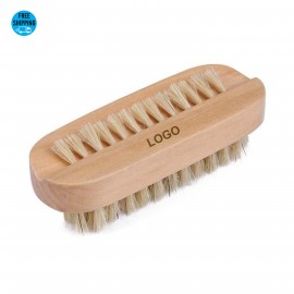 Wood Nail Brush Custom Imprinted