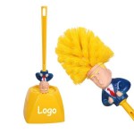 Trump Toilet Brush with Holder Logo Branded