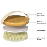 Bamboo Dry Body Brushes Bath Shower Brush Body Scrubber Custom Printed
