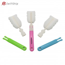 Removable Long-handled Sponge Cup Brush Custom Imprinted