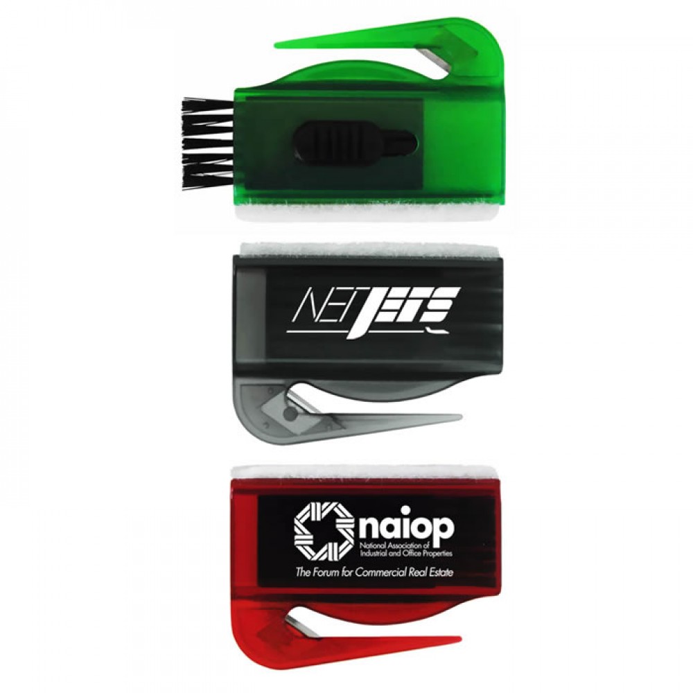 Letter Opener w/Computer Brush and Screen Sweep Custom Imprinted