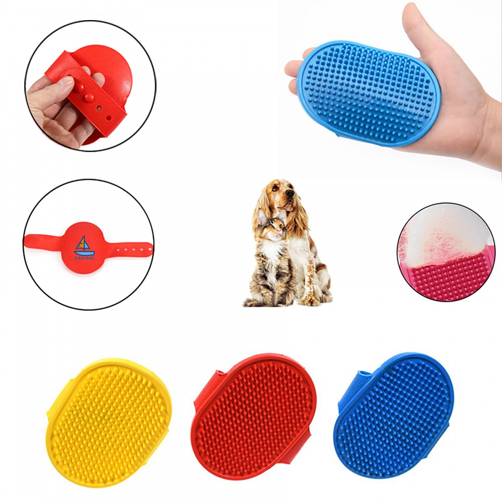 Custom Printed Pet Bath Brush Custom Printed Pet Bath Brush