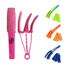 Three Tooth Louver Cleaning Brush Custom Printed  Three Tooth Louver Cleaning Brush Custom Printed