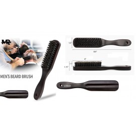 Custom Printed Bristle Beard Comb Brush for Men- Customized logo