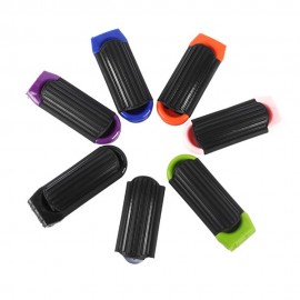 Folding Hairbrush with Mirror Logo Branded