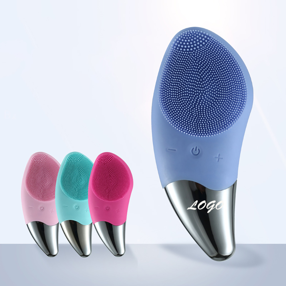 Custom Imprinted Electric Silicone Facial Cleansing Brush
