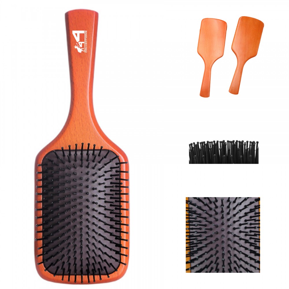 Mini Massage Hair Smoothing Comb Logo Branded