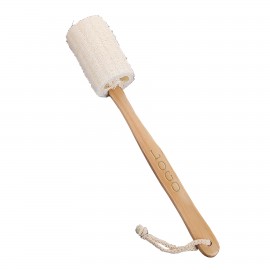 Logo Branded Custom Exfoliating Loofah Back Brush