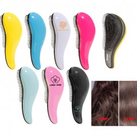 Curly Or Straight Hair Detangler Brush Custom Printed