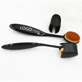 Powder Makeup Brush Toothbrush Shaped Logo Branded