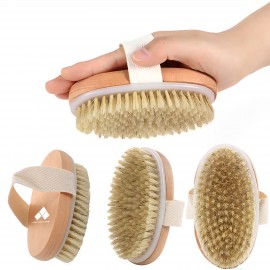 Bristle Bath Brush Logo Branded