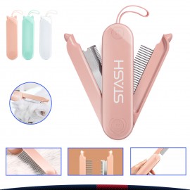 Foldable Pet Grooming Brush Custom Printed  Foldable Pet Grooming Brush Custom Printed