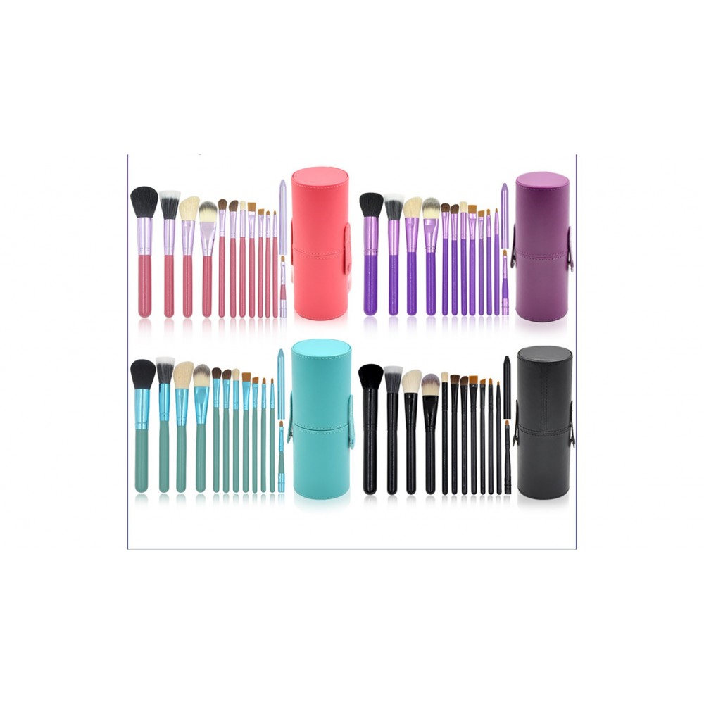 12Pcs Makeup Brush Set Logo Branded