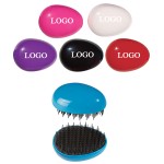 Logo Branded Egg Shaped Detangling Hair Brush