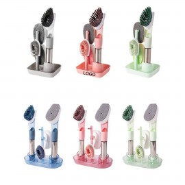 Long Handle Automatic Dishwashing Brush Logo Branded