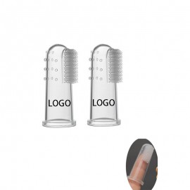 Logo Branded Pet Finger Teeth Brush