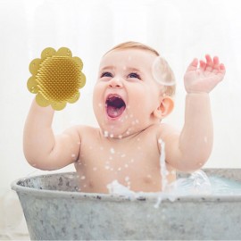 Logo Branded Silicone Shower Brush for Baby