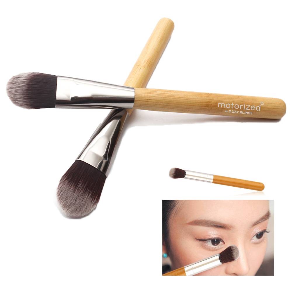 Custom Imprinted Custom Bamboo Makeup Cosmetic Brush