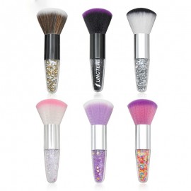 Translucent Color -Handle Powder Brush Custom Imprinted