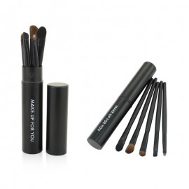 Custom Printed Cosmetic Make Up Eye Brush Set Kit With Aluminum Case