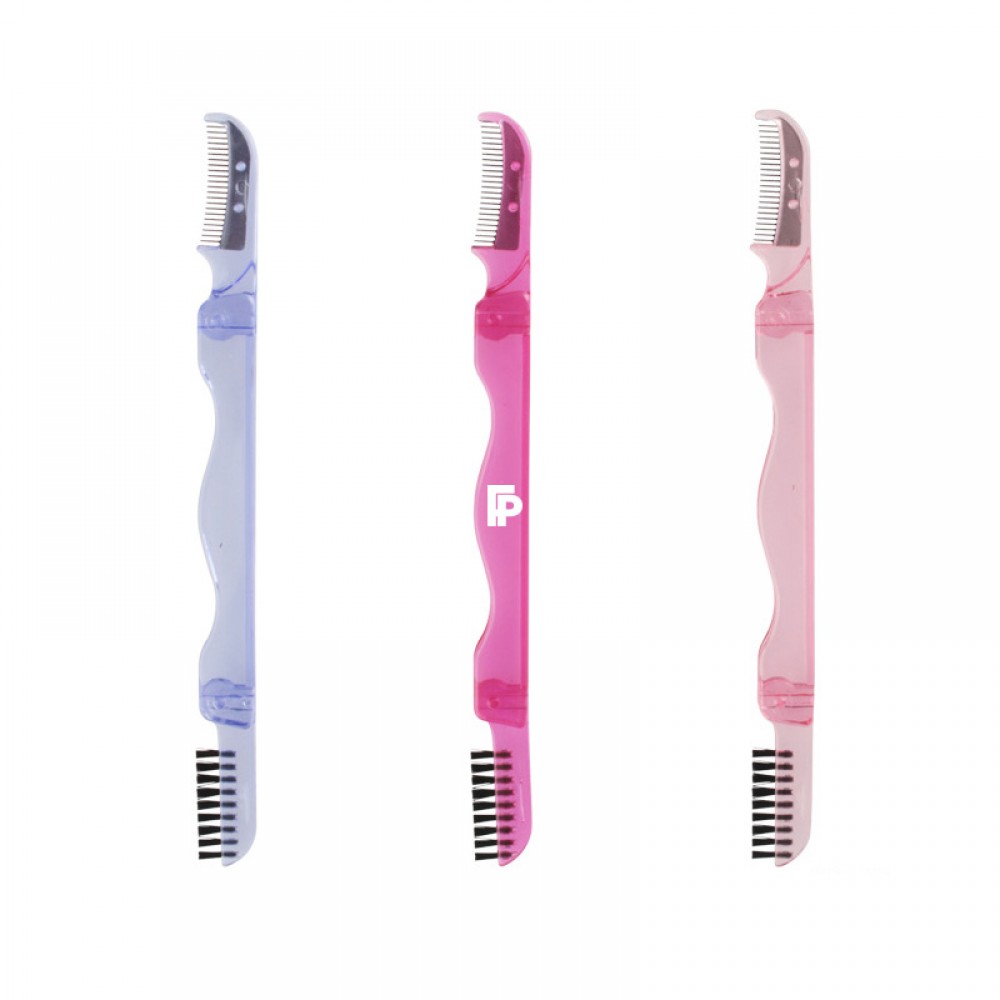 Logo Branded 2 in 1 Eyelash and Eyebrow Brush Logo Branded 2 in 1 Eyelash and Eyebrow Brush