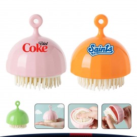 Mushroom Shower Brush Custom Printed  Mushroom Shower Brush Custom Printed