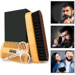 Logo Branded Beard Brush/Comb Set