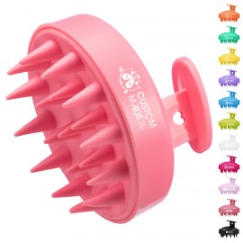 Soft Silicone Massager Brush Custom Printed