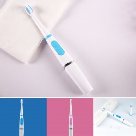 Custom Imprinted Electric Toothbrush W/ Two Brushes