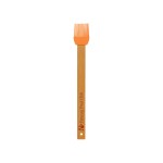 Custom Printed 11" Orange Silicone Baster Brush w/ Bamboo Handle