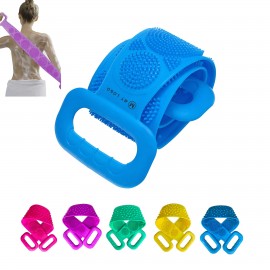 Silicone Bath Body Brush Logo Branded  Silicone Bath Body Brush Logo Branded