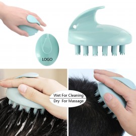 Silicon Hair Scalp Brush Head Massage Comb Custom Imprinted